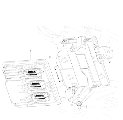 Imagem de Módulo ECM e peças relacionadas para motor 2.5L flex