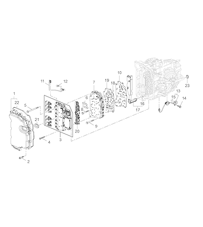 Imagem de Transmissão automática corpo e válvula de controle com sensores e vedações