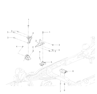 Imagem de Montagem motor e transmissão manual e automática (LWN)