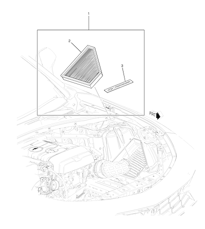 Imagem de Limpador e filtro de ar para motores LTG 2.0X e LGX 3.6S