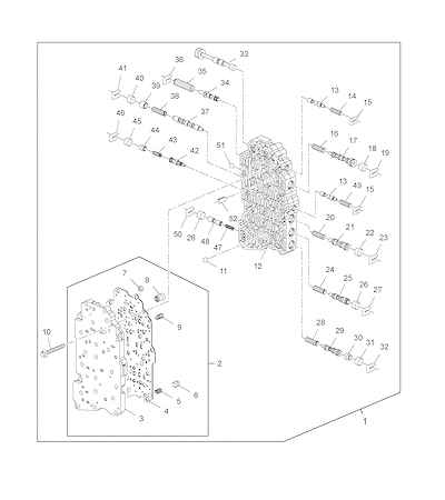 Imagem de Transmissão automática peças e componentes do corpo válvula e reguladores