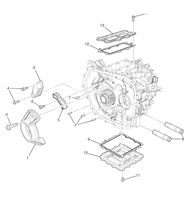 Imagem de Transmissão automática conjunto carcaça motor acionador (2017–2021)