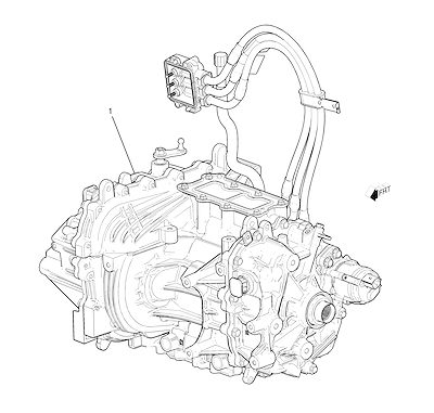 Imagem de Conjunto da transmissão automática 1ET25 (2022–2023)