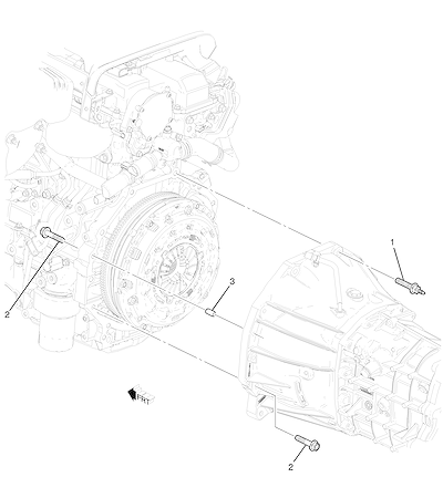 Imagem de Fixação do motor e transmissão (LTG/2.0X, manual M13)