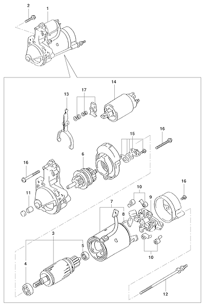 Imagem de Motor de partida e componentes diesel (2001)