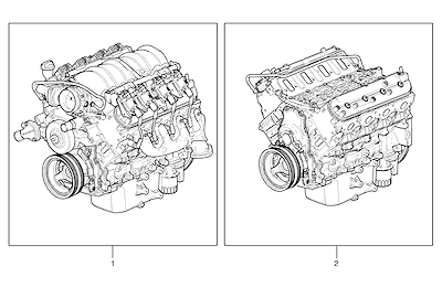 Imagem de Conjunto motor 6.2L gasolina (379 polegadas cúbicas)