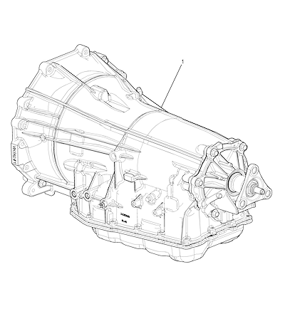 Imagem de Conjunto da transmissão automática 8L45