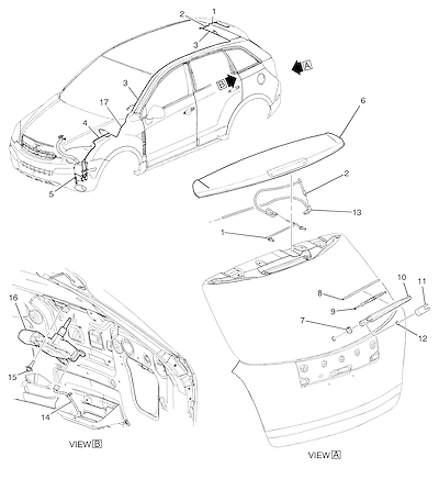 Imagem de Sistema limpador e lavador da janela traseira com motor e acessórios completos