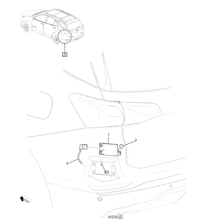 Imagem de Sistema sensor de colisão lateral e alerta de objetos (2022–2024)
