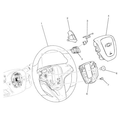 Imagem de Volante de direção com controlador de velocidade cruzeiro e acessórios completos
