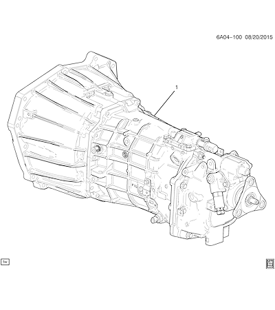 Imagem de Transmissão manual 6 marchas (MH3) conjunto