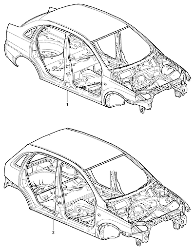Imagem de Carroceria para sedan e hatch