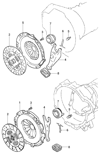 Imagem de Embreagem para motores diesel e gasolina com componentes essenciais