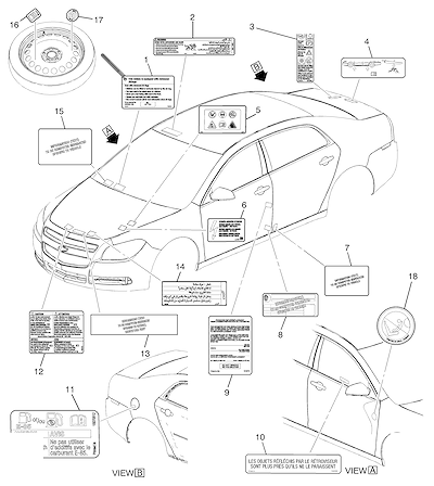 Imagem de Etiquetas e rótulos de advertência e informações (2011–2012) Z