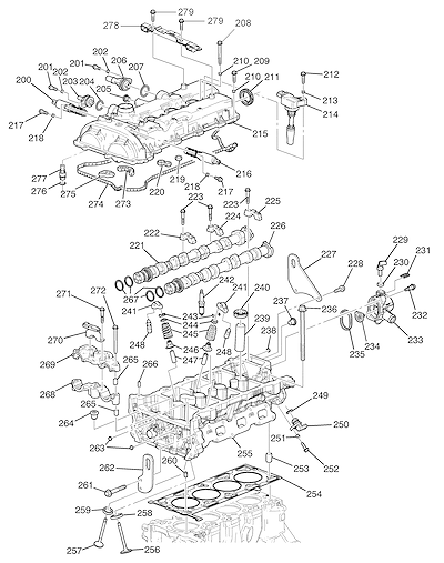 Imagem de Conjunto motor e motor parcial (2015–2022) 2L com peças de vedação e ignição
