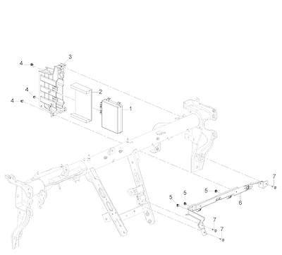 Imagem de Painel de instrumentos e módulo interface de comunicação On Star