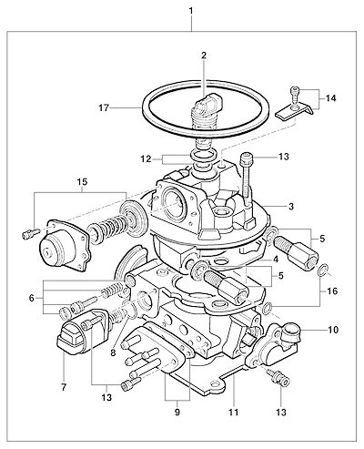 Imagem de Unidade de injeção e componentes do motor gasolina LM3