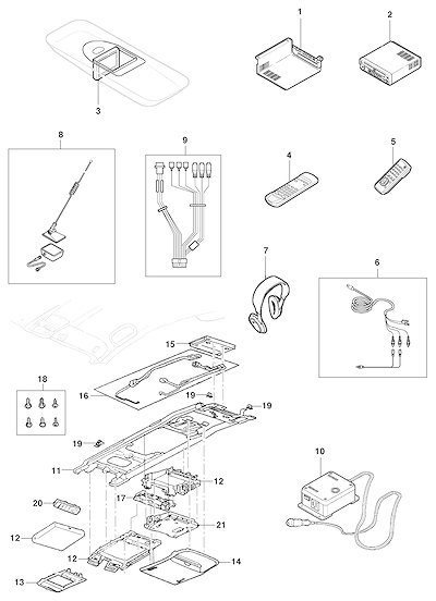 Imagem de Acessórios para reprodutor de DVD, VHS e componentes de vídeo e áudio