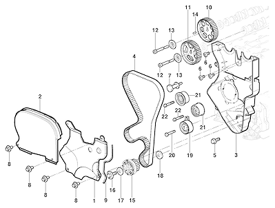 Imagem de Distribuição do motor 16V