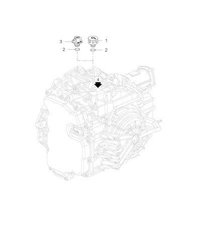 Imagem de Kit vedação e fluido para serviço de transmissão automática (MNJ, MSD)
