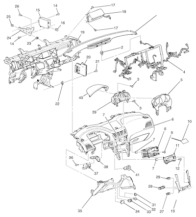 Imagem de Painel de instrumentos elétrico com módulos, sensores, interruptores e controles diversos