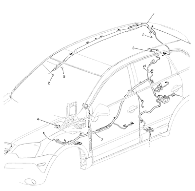 Imagem de Sistema de proteção airbag lateral e trilho do teto