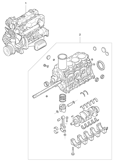 Imagem de Motor conjunto e motor parcial