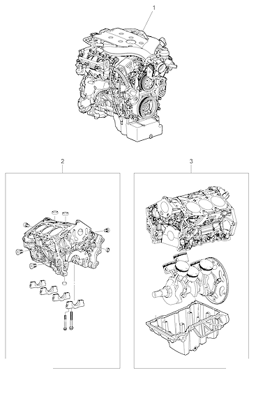 Imagem de Motor V6 3.6 L (rep parcial)