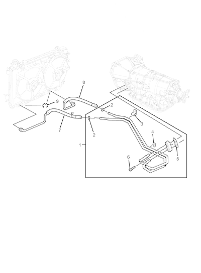 Imagem de Transmissão automática e sistema de arrefecimento do fluido de transmissão