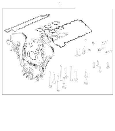 Imagem de Motor V6 kits de corrente de comando (LY7, LLT)
