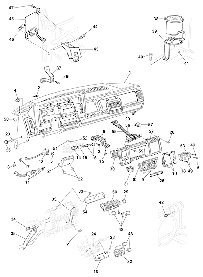 Imagem de Painel de instrumentos e acessórios para modelos 12/14/16