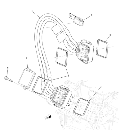 Imagem de Transmissão automática cabo motor acionador (2017–2021)