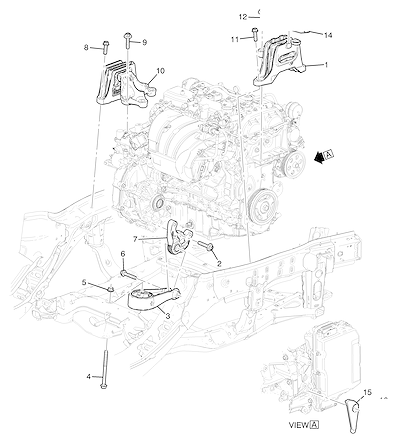 Imagem de Montagem motor e transmissão 2.0X automático (2018) (2)