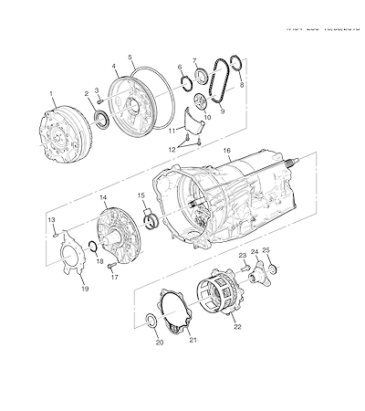 Imagem de Transmissão automática (8L45) caixa e peças relacionadas para manutenção geral