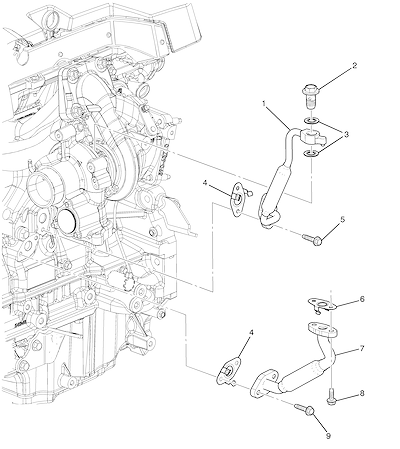 Imagem de Sistema de lubrificação do turbo alimentador 2.0X (LTG)