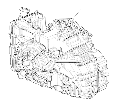 Imagem de Conjunto da transmissão automática (2010) LF, LR
