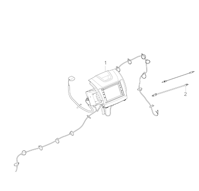 Imagem de Pacote rádio (2013–2016) com rádio, MP3, GPS e entrada USB